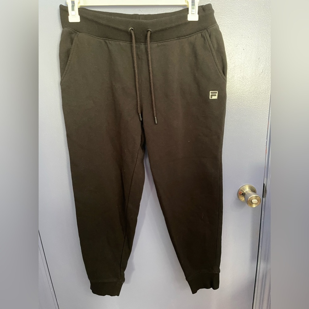 Size L FILA black joggers